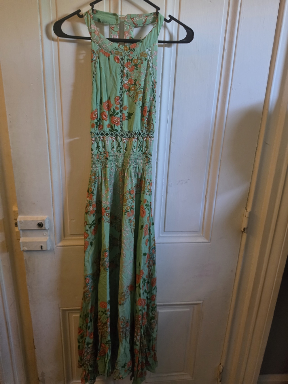Jaase Floral Maxi Dress in Mint Green